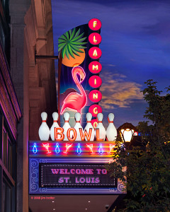 Flamingo Bowl Exterior