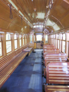 loop trolley car interior