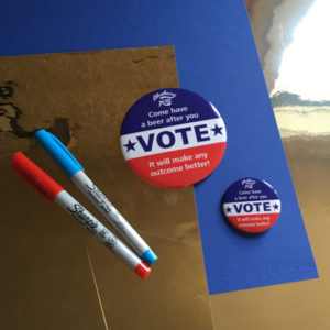 Blueberry Hill vote buttons